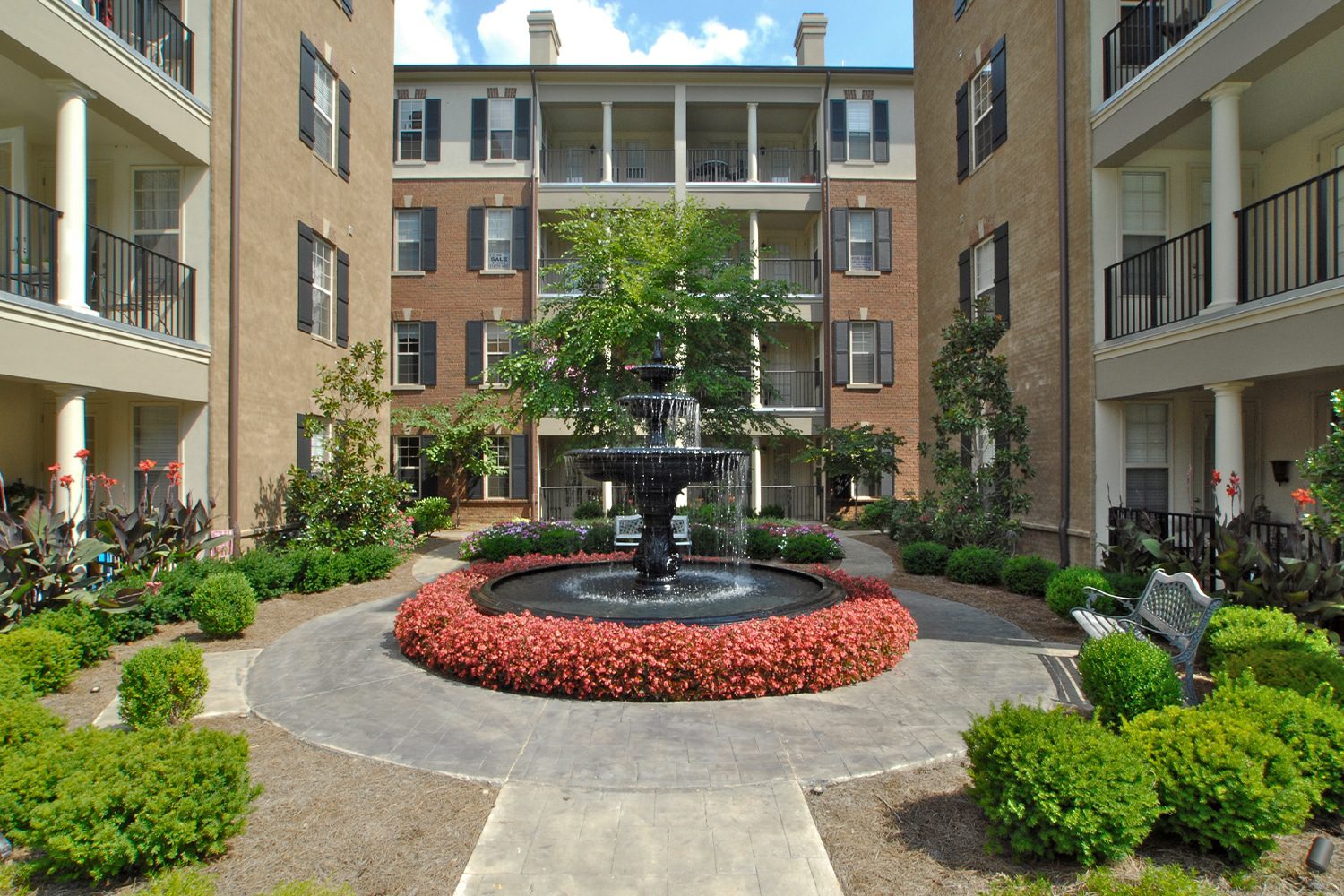 a large brick building